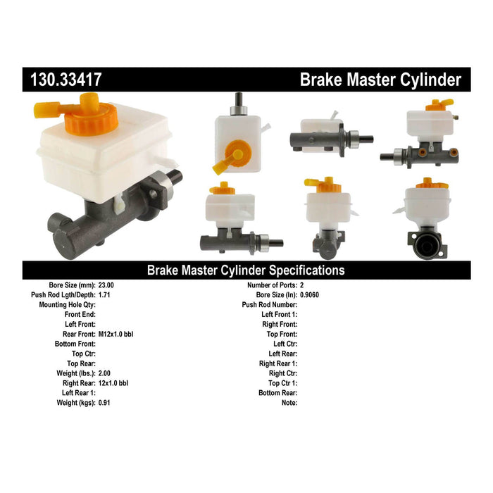 Brake Master Cylinder for Volkswagen Beetle 2005 2004 2003 2002 2001 2000 1999 1998 P-2432081