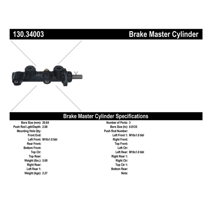 Brake Master Cylinder for BMW 325e 1985 1984 P-2432151