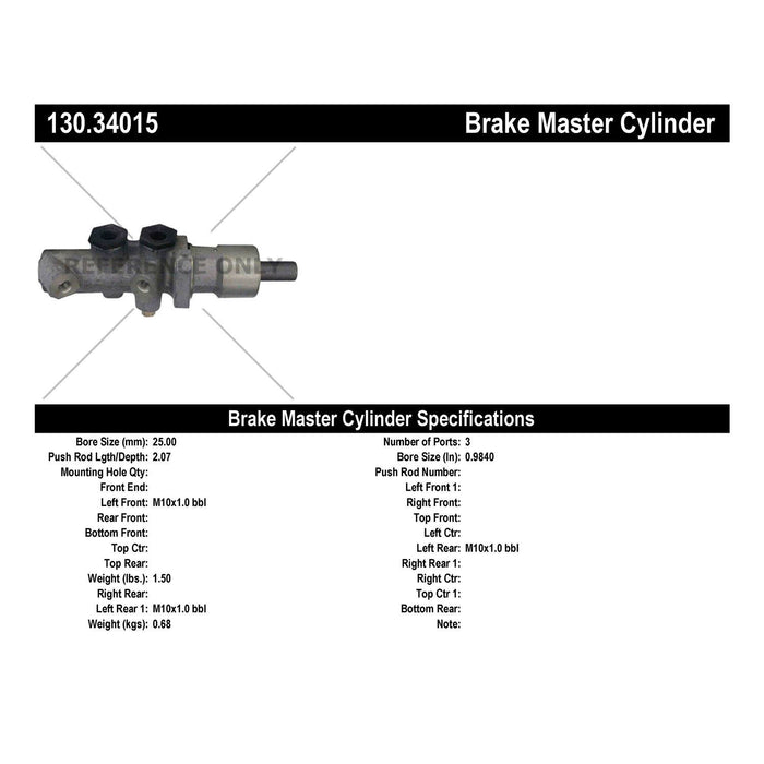 Brake Master Cylinder for BMW 525i 1994 1993 1992 P-2432178