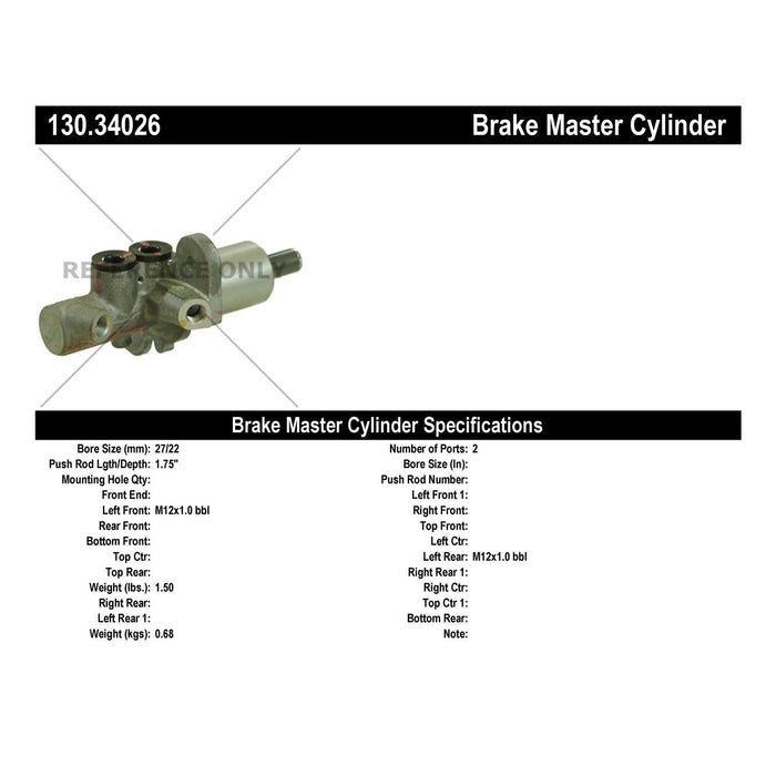 Brake Master Cylinder for BMW 550i GT 2015 2014 2013 2012 2011 2010 P-2432236