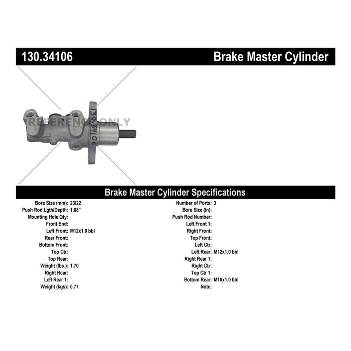 Brake Master Cylinder for BMW 330xi 2005 2004 2003 2002 2001 P-2432287