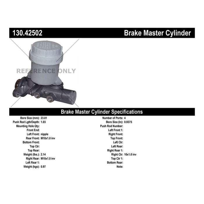 Brake Master Cylinder for Nissan 200SX 1988 1987 1986 1985 1984 P-2432767