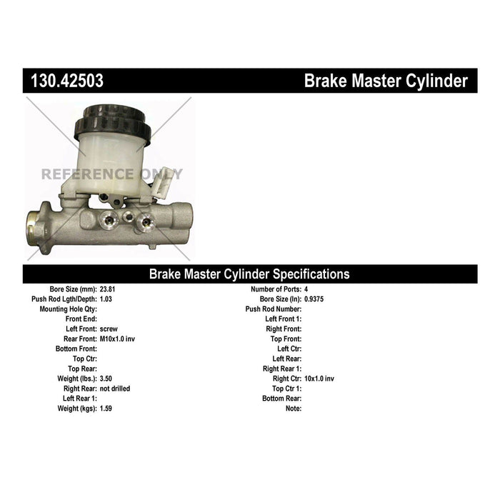 Brake Master Cylinder for Nissan 240SX 1993 1992 1991 1990 1989 P-2432769