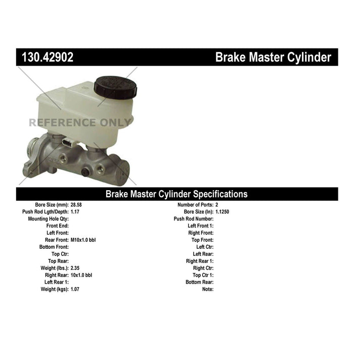 Brake Master Cylinder for Nissan Titan RWD 2007 2006 2005 2004 P-2432809