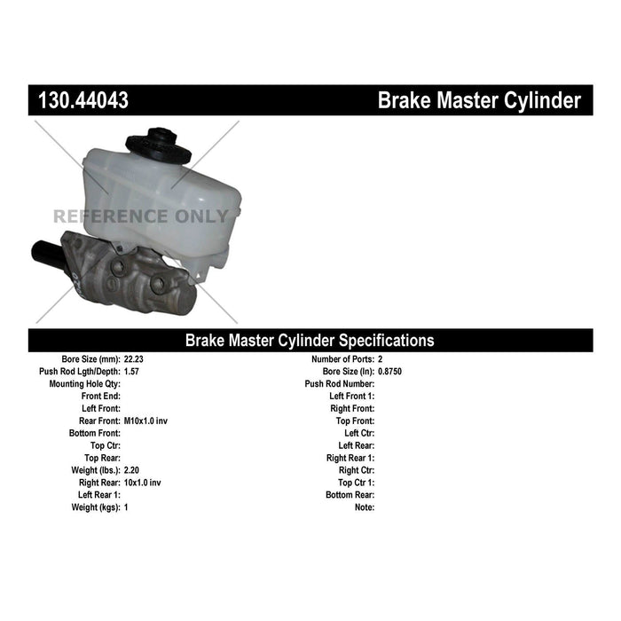 Brake Master Cylinder for Lexus IS250 Manual Transmission 2012 2011 2010 2009 2008 2007 2006 P-2432887