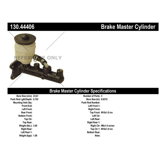 Brake Master Cylinder for Toyota Pickup 3.0L V6 4WD 1988 P-2432951