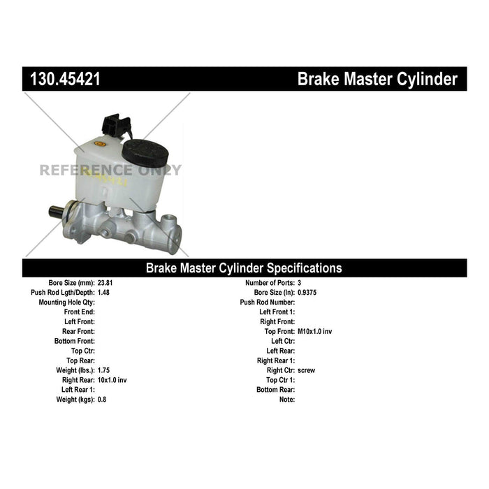 Brake Master Cylinder for Mazda Protege 2.0L L4 2003 2002 2001 P-2433084