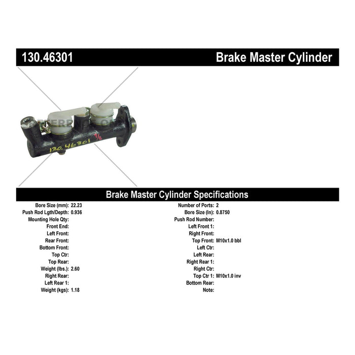 Brake Master Cylinder for Mitsubishi Mighty Max 1986 1985 1984 1983 P-2433146