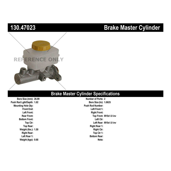 Brake Master Cylinder for Subaru Outback 2004 2003 2002 2001 2000 P-2433217