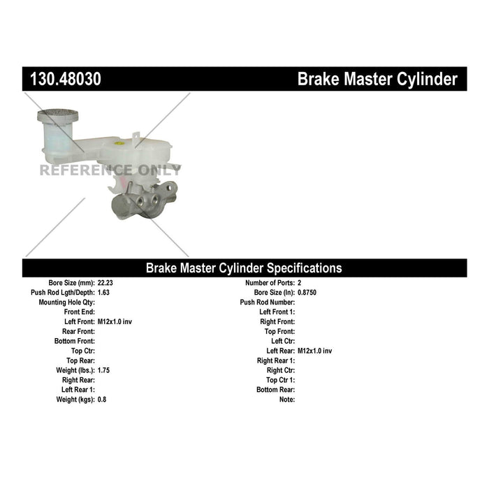 Brake Master Cylinder for Suzuki SX4 Crossover Manual Transmission 2012 P-2433276