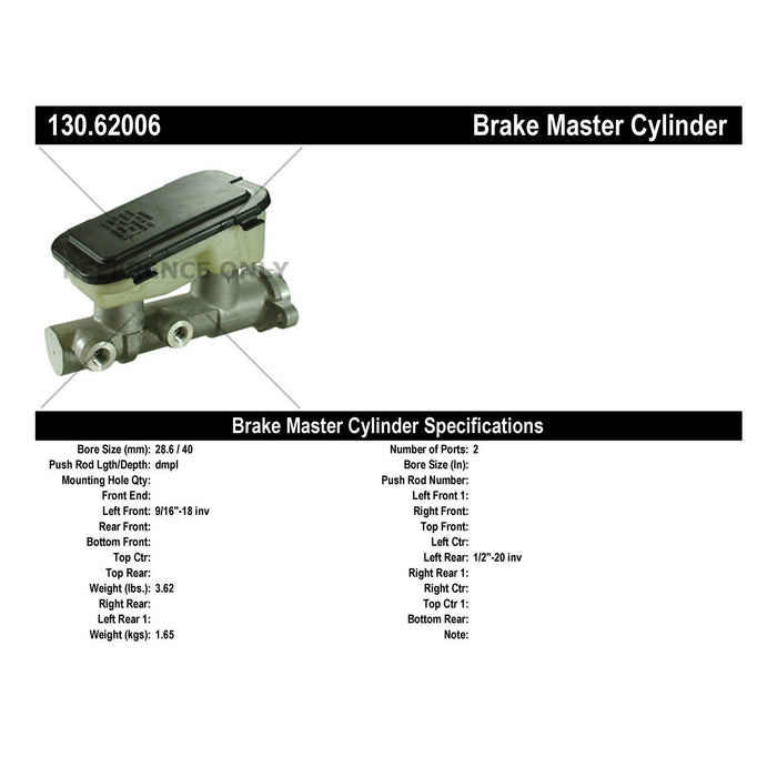 Brake Master Cylinder for Buick Estate Wagon GAS 1983 1982 1981 P-2433952