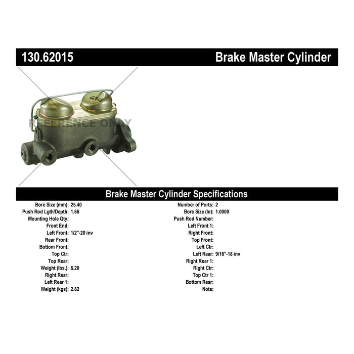 Brake Master Cylinder for Buick LeSabre 1970 1969 1968 1967 P-2434080