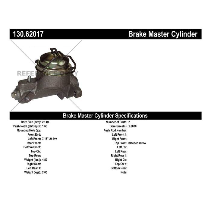 Brake Master Cylinder for GMC G1000 Series 1966 1965 1964 P-2434155