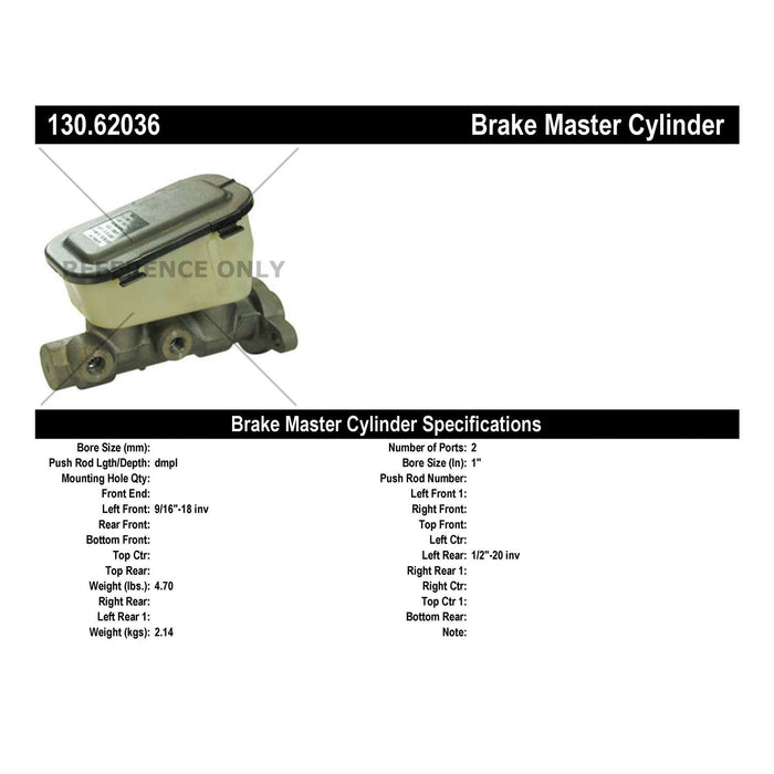 Brake Master Cylinder for Buick Regal DIESEL 1981 P-2434286