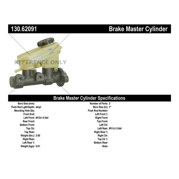 Brake Master Cylinder for Cadillac Eldorado 1994 1993 P-2434465