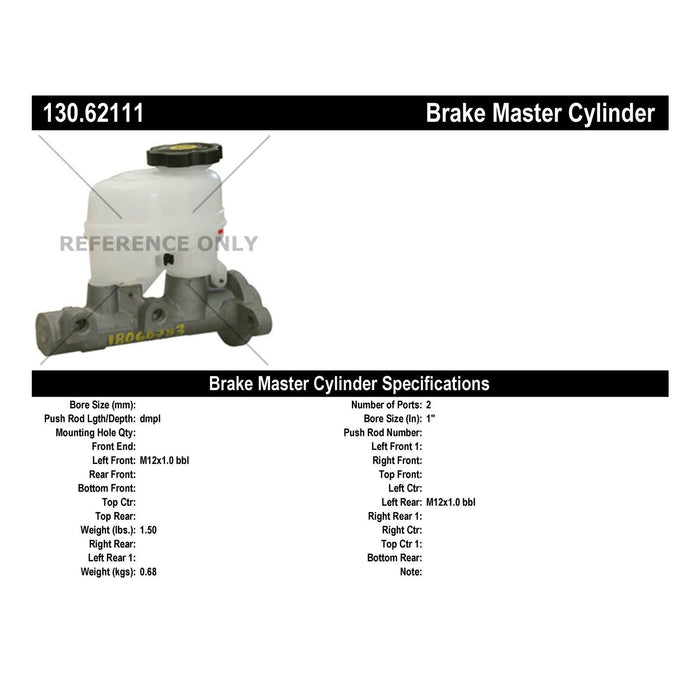 Brake Master Cylinder for Chevrolet Monte Carlo 2005 2004 2003 2002 2001 2000 P-2434549