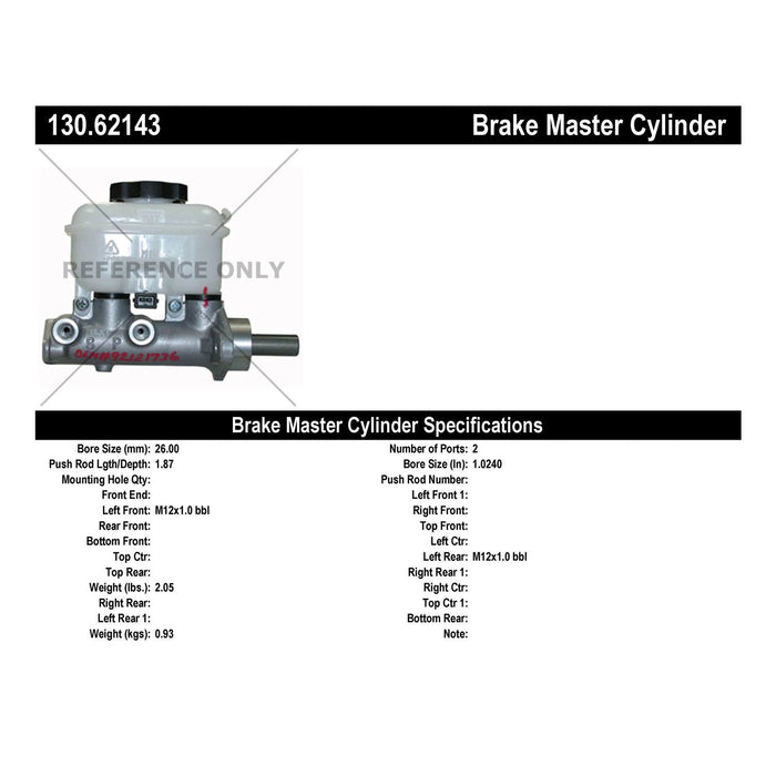 Brake Master Cylinder for Pontiac GTO 2006 2005 P-2434628