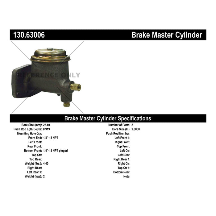 Brake Master Cylinder for Dodge A100 1966 1965 1964 P-2434754