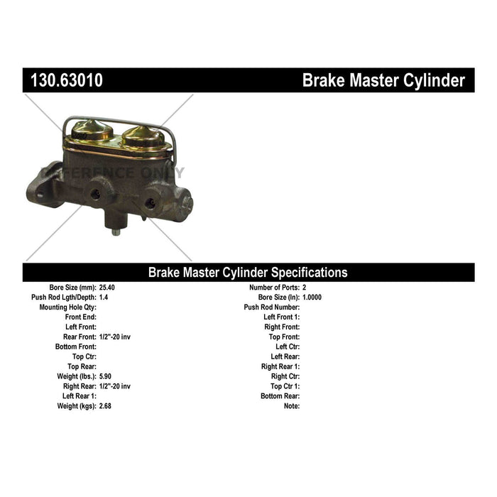 Brake Master Cylinder for American Motors Javelin 1973 1972 1971 1970 1969 1968 P-2434819