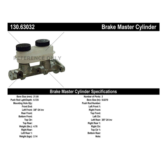 Brake Master Cylinder for Dodge 600 1988 1987 1986 1985 1984 1983 P-2434959