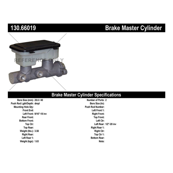 Brake Master Cylinder for GMC C1500 GAS 1986 1985 1984 1983 1982 1981 P-2435600