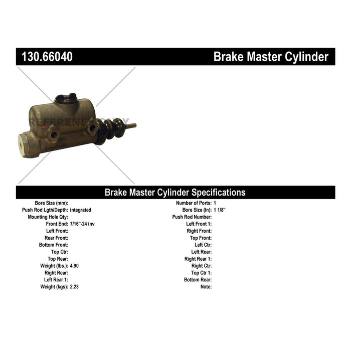 Brake Master Cylinder for GMC PM150-24 1954 1953 1952 P-2435765