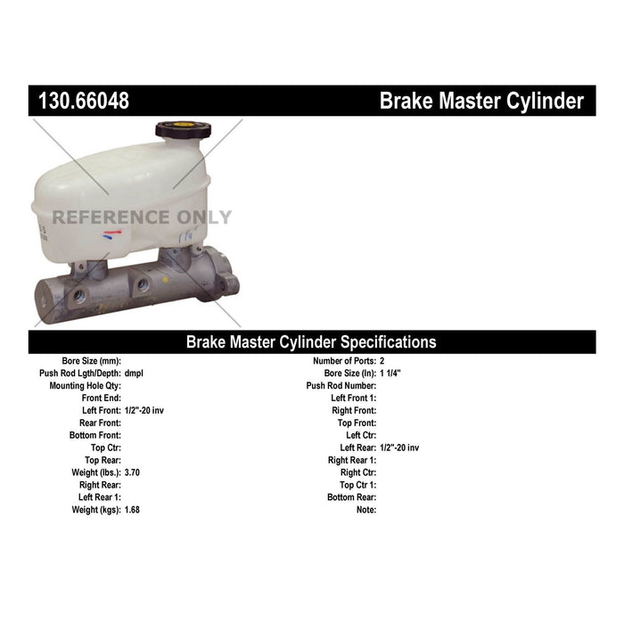 Brake Master Cylinder for Chevrolet Silverado 1500 Classic RWD 2007 P-2435851