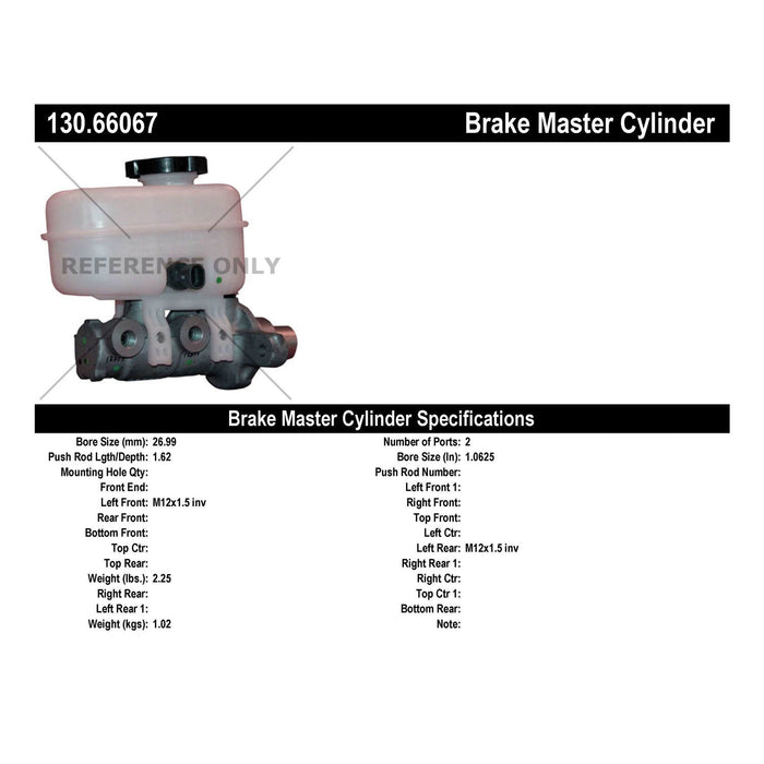 Brake Master Cylinder for Chevrolet Colorado 2012 2011 2010 2009 P-2435948