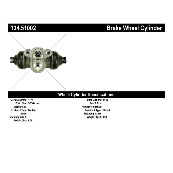 Rear Drum Brake Wheel Cylinder Premium Line for Kia Rio 2011 2010 2009 2008 2007 2006 P-1159885