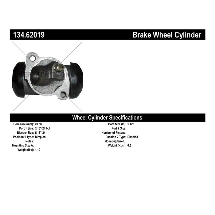 Front Left/Driver Side Drum Brake Wheel Cylinder Premium Line for Buick LeSabre 1966 1965 1964 1963 1962 1961 P-1160913