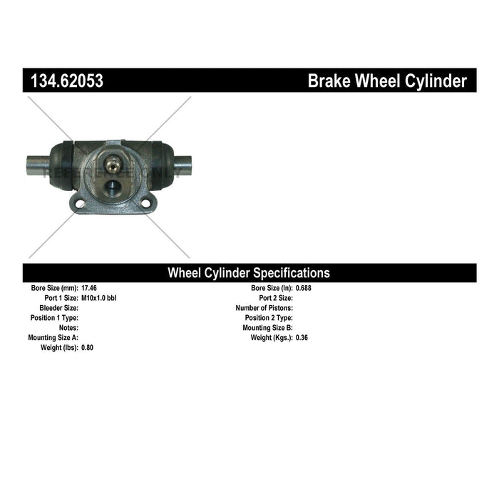 Rear Drum Brake Wheel Cylinder Premium Line for Oldsmobile Achieva 1998 1997 1996 1995 1994 1993 1992 P-1161208