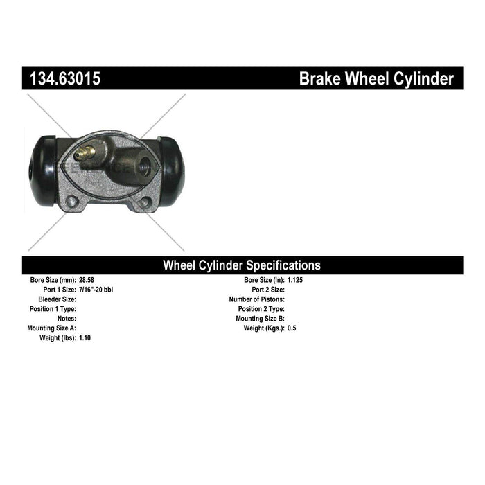 Front Left/Driver Side Drum Brake Wheel Cylinder Premium Line for Chrysler Town & Country 1969 P-1161607