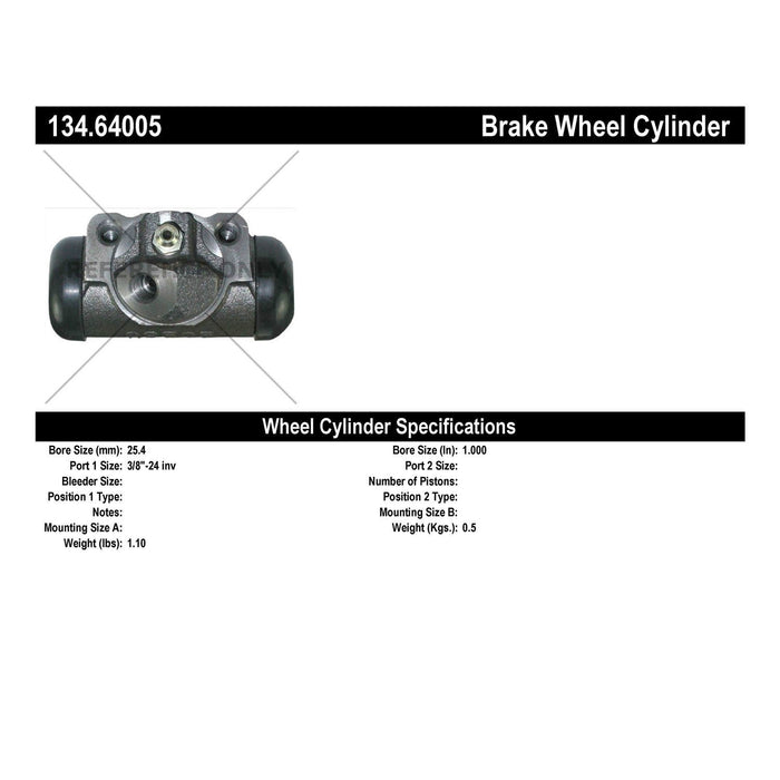 Rear Left/Driver Side Drum Brake Wheel Cylinder Premium Line for Buick LeSabre 1970 1969 1968 1967 1966 1965 1964 1963 1962 1961 1960 P-1162216