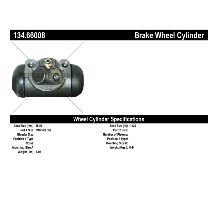 Front Left OR Front Right OR Rear Right Drum Brake Wheel Cylinder Premium Line for GMC K25/K2500 Pickup 1973 1972 1970 1969 1968 1967 P-1163099