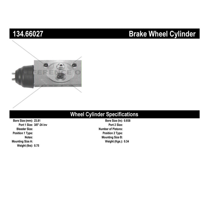 Rear Drum Brake Wheel Cylinder Premium Line for GMC Canyon 2008 2007 2006 2005 2004 P-1163404