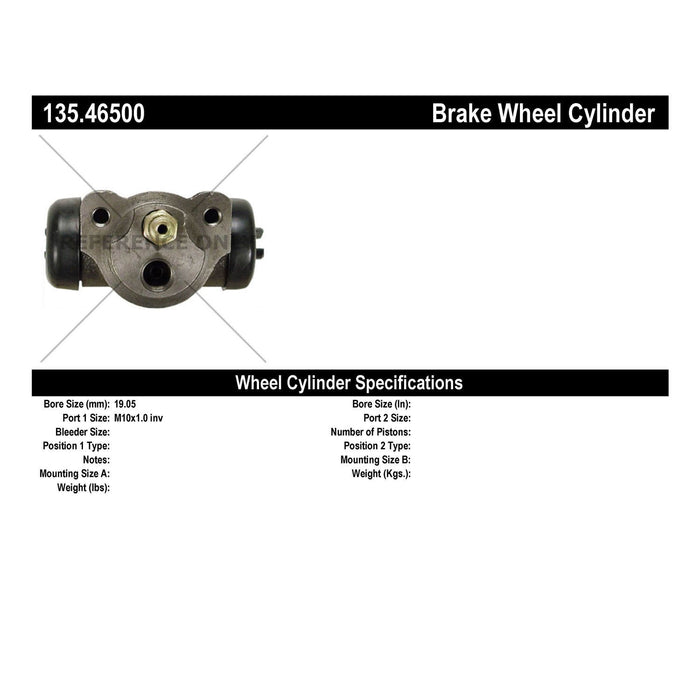 Rear Drum Brake Wheel Cylinder Standard Line for Plymouth Champ 1982 1981 1980 1979 P-1164275