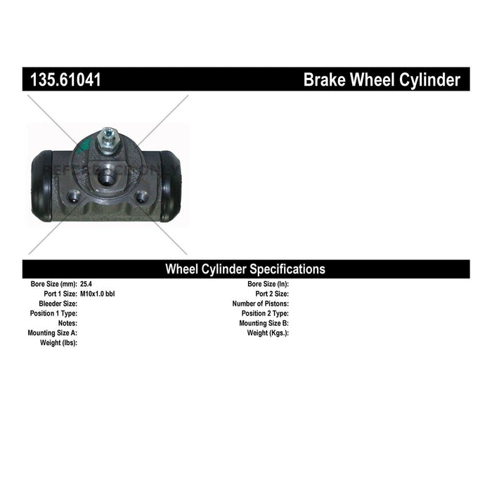 Rear Drum Brake Wheel Cylinder Standard Line for Ford Thunderbird 1997 1996 1995 1994 1993 1992 1991 1990 1989 1988 P-1164568