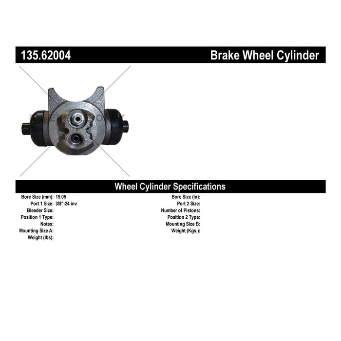 Rear Drum Brake Wheel Cylinder Standard Line for Chevrolet Malibu 1983 1982 1981 1980 1979 1978 P-1164772