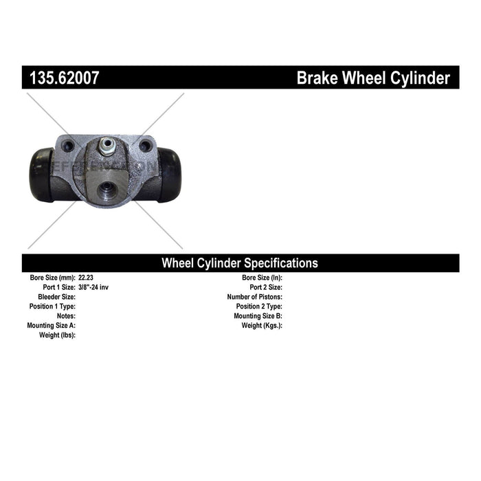 Rear Drum Brake Wheel Cylinder Standard Line for Chevrolet Caprice 1996 1995 1994 1993 1992 1991 1990 1989 1988 1987 1986 1985 1984 1983 P-1164810