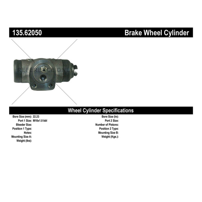 Rear Drum Brake Wheel Cylinder Standard Line for Pontiac Bonneville 1999 1998 1997 1996 1995 1994 1993 1992 1991 1990 1989 1988 1987 P-1164896