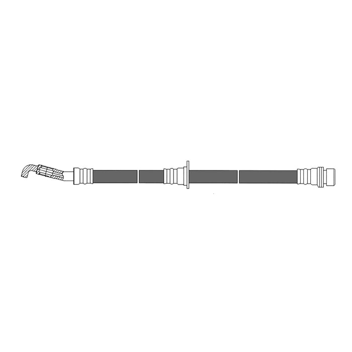 Front Right/Passenger Side Brake Hydraulic Hose for Toyota Tacoma 4WD 2004 2003 2002 2001 2000 1999 1998 1997 1996 1995 P-1183027