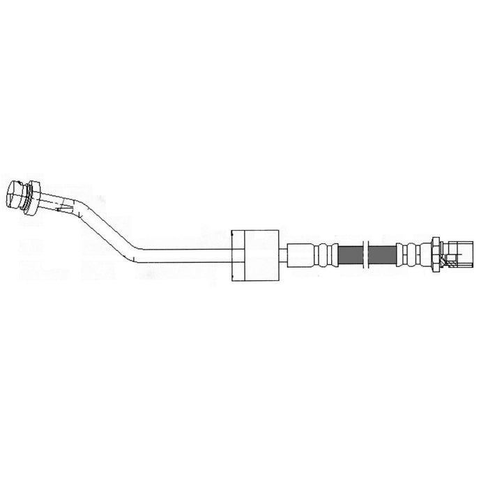 Rear Right Upper Brake Hydraulic Hose for Kia Soul 2013 2012 2011 2010 P-1184027