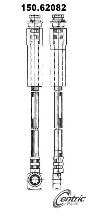 Front Right/Passenger Side Brake Hydraulic Hose for Buick LeSabre 1999 1998 1997 1996 1995 1994 - Centric 150.62082