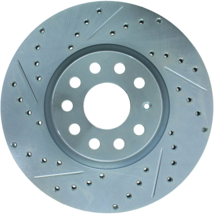 Front Right/Passenger Side Disc Brake Rotor for Volkswagen GTI 2020 2019 2018 2017 2016 2015 2014 2013 2012 2011 2010 2009 2008 2007 2006 P-1190733