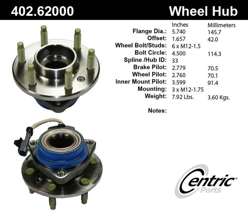 Front OR Rear Wheel Bearing and Hub Assembly for Buick Terraza AWD 2007 2006 P-1207515