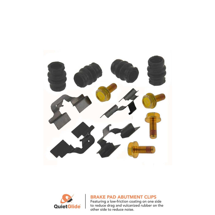 Rear Disc Brake Hardware Kit for Volkswagen Golf 2006 2005 2004 2003 2002 2001 2000 1999 P-1247708