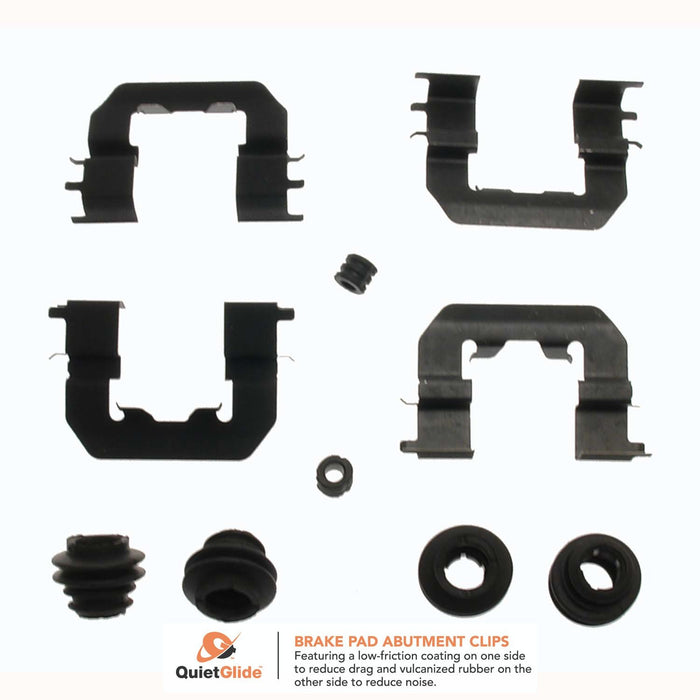 Front Disc Brake Hardware Kit for Kia Forte Koup EX 2016 2015 2014 P-1248811