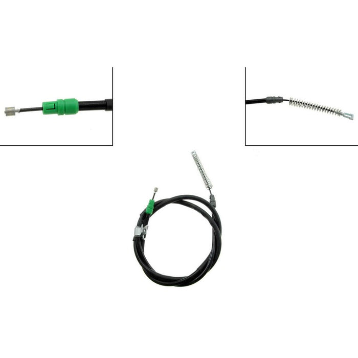 Rear Left/Driver Side Parking Brake Cable for Chevrolet Silverado 1500 HD Classic Crew Cab Pickup 2007 P-1415281