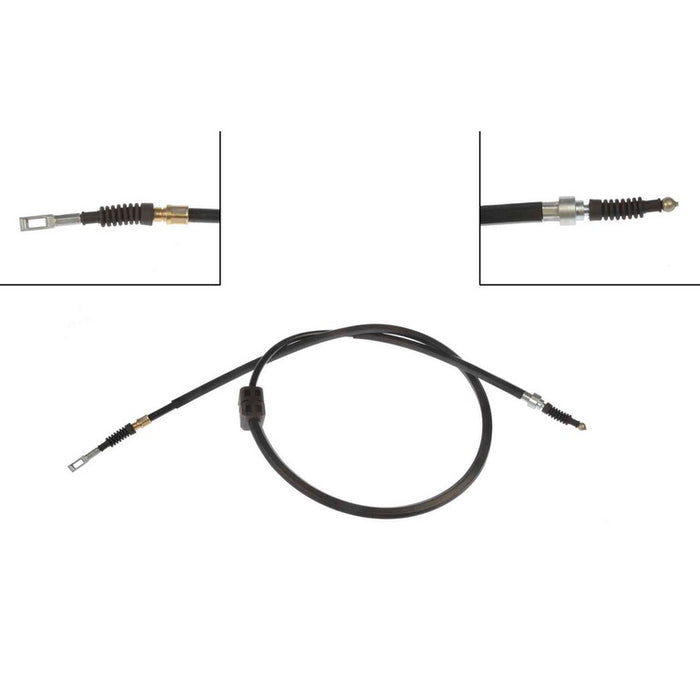 Rear Right/Passenger Side Parking Brake Cable for Audi 100 Quattro 1994 1993 1992 1991 1990 P-1415831