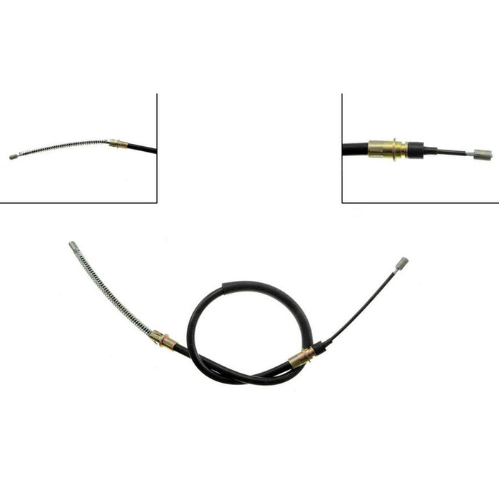 Rear Left/Driver Side OR Rear Right/Passenger Side Parking Brake Cable for Pontiac LeMans 1977 1976 1975 1974 1973 P-1411245